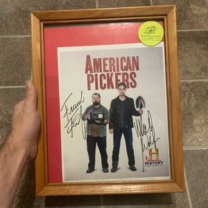 AMERICAN PICKERS SIGNED 8x10 PHOTO SIGNED BY MIKE+FRANK